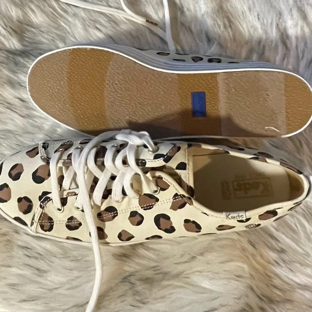 Keds Leopard canvas platform sneakers - Picture 5 of 5